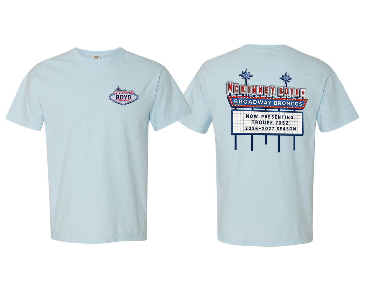 Broadway Broncos Marquis Tee, Chambray