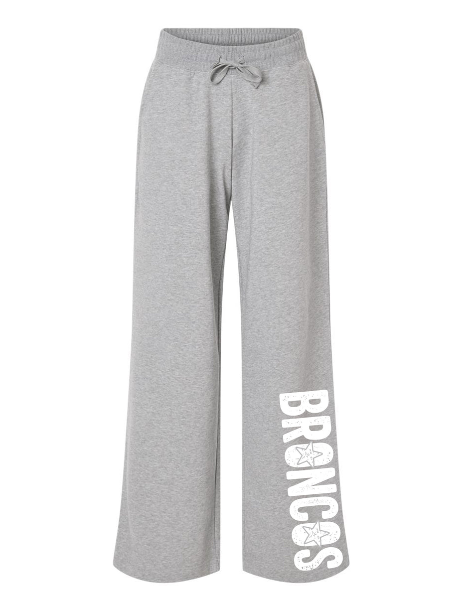 Broadway Broncos Wide Leg Pant, Grey