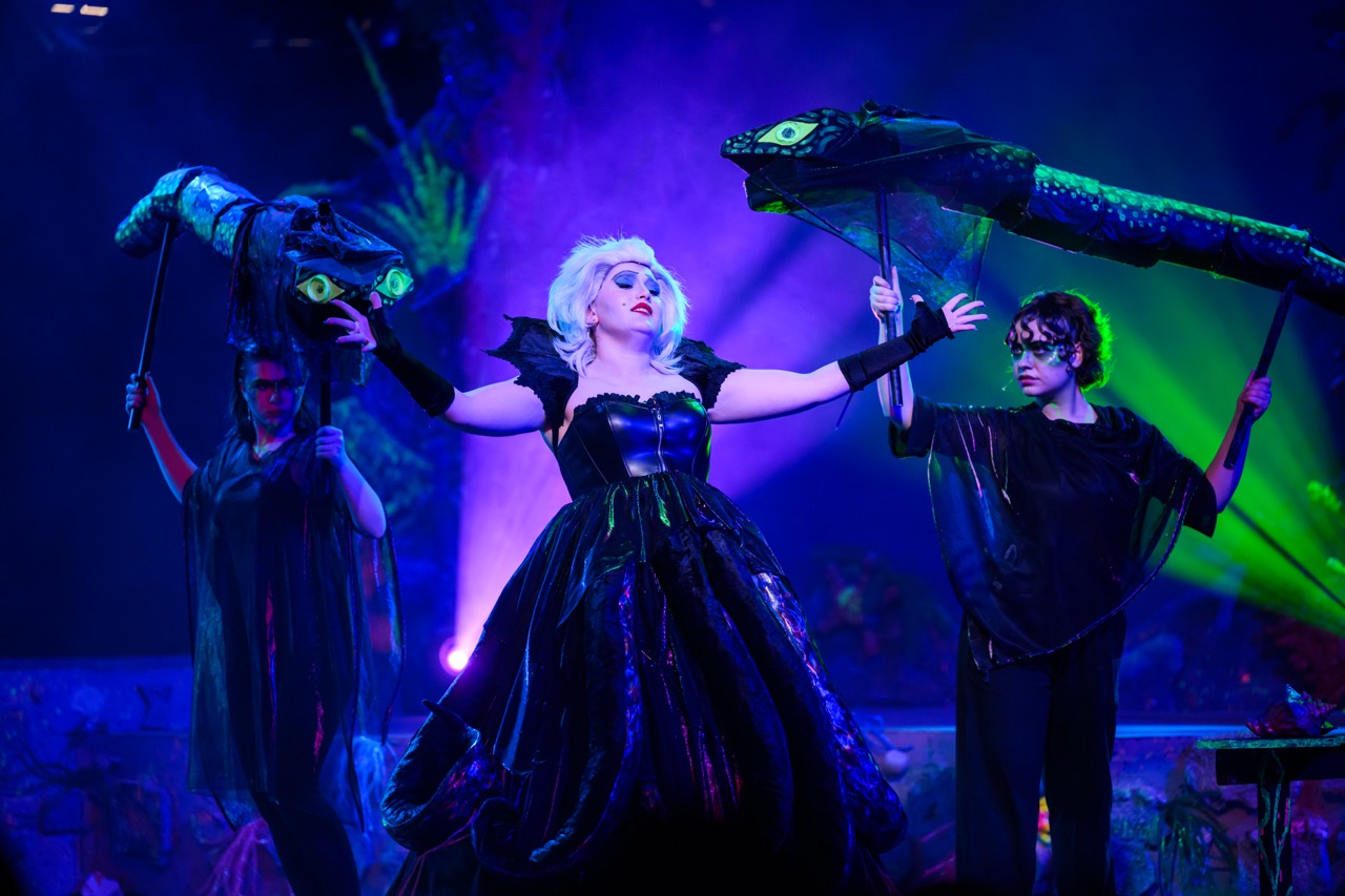 Students performing in The Little Mermaid